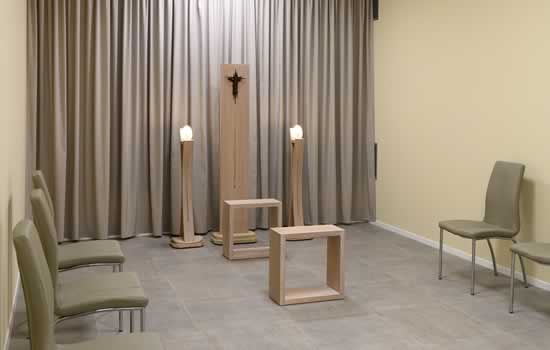 Sala del commiato della casa funeraria di Jesi