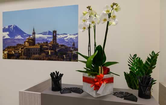 Ufficio all'ingresso della casa funebre Ciccoli di Jesi